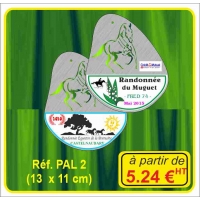 Plaque alu perforée brossé évidée num - Réf. PAL 2